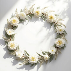 floral round flower