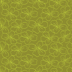 Fototapeta premium pattern, seamless, flower, floral, wallpaper, vector, design, leaf, ornament, vintage, illustration, texture, decoration, art, nature, retro, decor, textile, plant, fabric, element, ornate, 