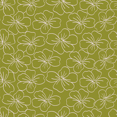 pattern, seamless, flower, floral, wallpaper, vector, design, leaf, ornament, vintage, illustration, texture, decoration, art, nature, retro, decor, textile, plant, fabric, element, ornate, 