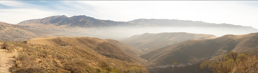 Panoramica de cerro en invierno 