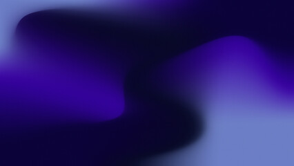 Minimalist background. Blurred Neon Color Gradation in dark background. Aesthetic Blue neon light with grain effect. Swirling neon glowing colors with noise effect.