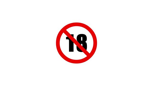 Over 18 Sign