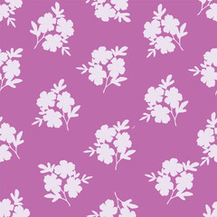 Obraz premium flower, pattern, floral, seamless, flowers, vector, nature, design, decoration, illustration, blossom, spring, art, wallpaper, pink, plant, summer, ornament, leaf, cherry, card, decor, texture, 