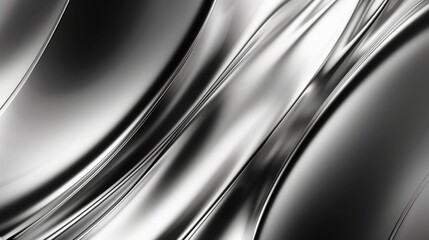 A silver wave with a silver background