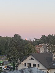 Sunset from the window