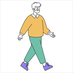 Businessman. Flat Vector Illustration