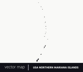 U.S Inhabited territories. Northern Mariana Islands vector map. you can use it for any needs. © vladimir