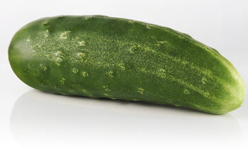 A green fresh and delicious cucumber
