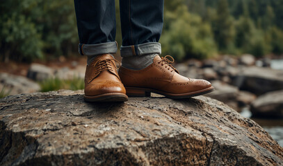 Man shoes with new style and look