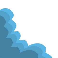  Cloud Corner Border