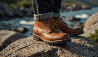 Man shoes with new style and look