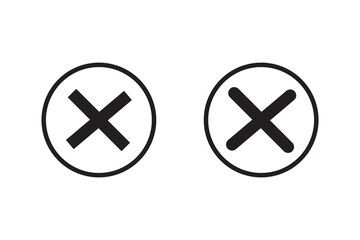 Obraz premium Close or delete icon