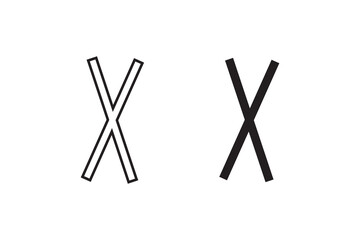 Close or delete icon