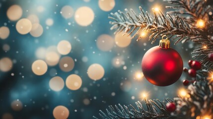 Obraz premium Christmas holiday background. Merry Christmas and happy New Year