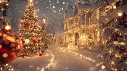 Christmas holiday background. Merry Christmas and happy New Year