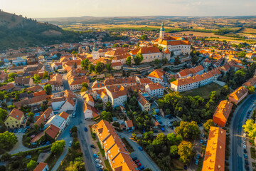 Mikulov Castle in Mikulov in South Moravia, Czech Republic. Most important castles in South Moravia