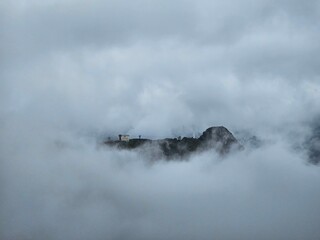 Val Formazza - A mountain emerging from the clouds