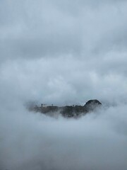 Val Formazza - A mountain emerging from the clouds