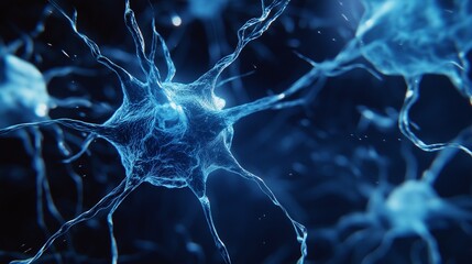 brain cell, showcasing its intricate connections