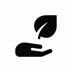 ecology care icon sign vector