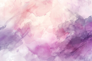 Fototapeta premium A watercolor painting of a purple background with pink and white strokes