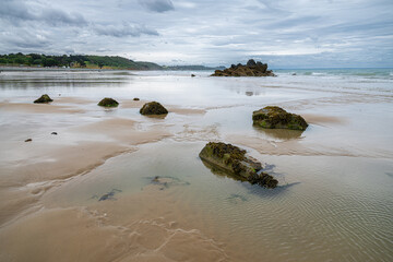 Fototapeta premium Plage de Saint-Pabu in Brittany, France