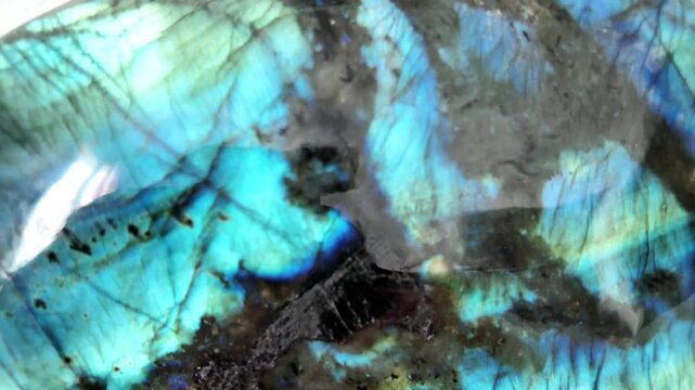 Stunning Blue Iridescent Labradorite Gemstone