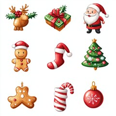 9 Christmas icons
