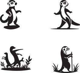 meerkat silhouette