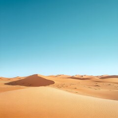 Serene vertical view of Morocco's stunning desert dunes picture