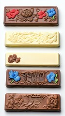 Personalized 3D Printed Chocolate Bars with Custom Designs and Names for Unique Gifting Experience