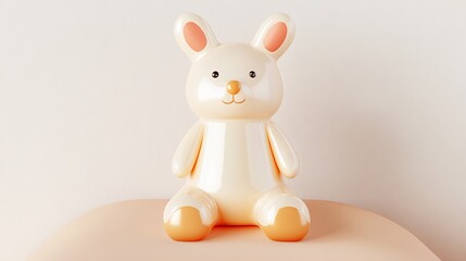 This Cute Bunny Toy enhances childrens decor and provides delightful playtime activities