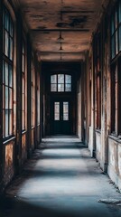 Inviting vertical hallway through a collection of old buildings image