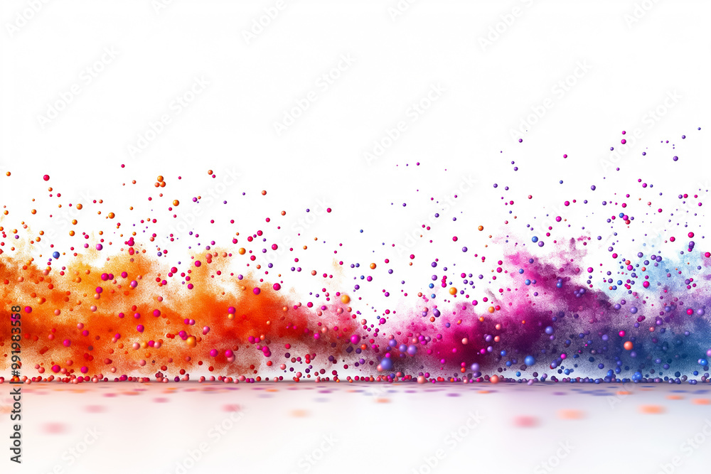 Poster this captivating wallpaper showcases an array of vivid colors blending together, creating an abstrac
