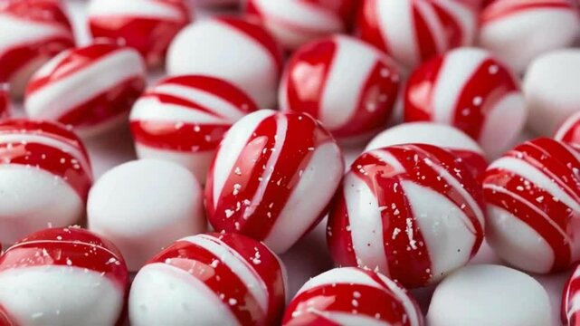 red and white candy