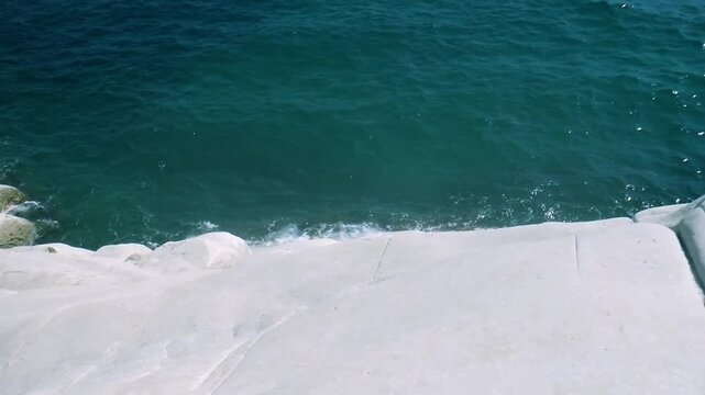 Natural wonders in Sicily. Scala dei Turchi. Realmonte, Agrigento