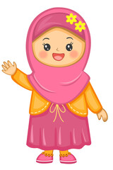 Muslim Kids Greeting
