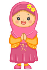 Muslim Girl Salam