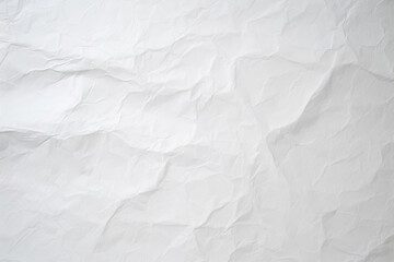 Obraz premium Crumpled White Paper Texture Background