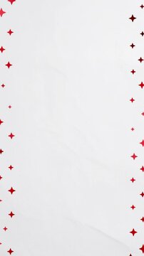 border cute stars red background