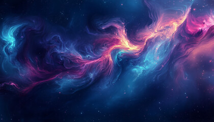 Fototapeta premium abstract colorful space computer wallpaper