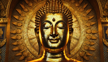 golden buddha statue