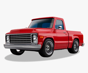 Red Pickup Truck