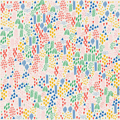 colorful doodle pattern