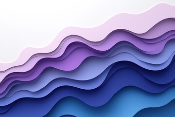 A high-resolution, minimalist abstract background featuring fluid waves of vibrant colors in shades of blue and purple.

