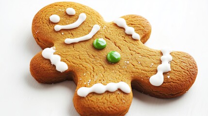 An image of a gingerbread cookie that you can use for free.