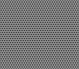 Pattern of geometric shapes. Bold rounded hexagons mosaic pattern with inner solid cells. Regular hexagon shapes. Seamless tileable vector illustration.