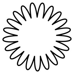 Fototapeta premium Sun Outline