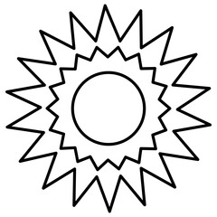 Sun Outline
