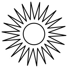 Sun Outline